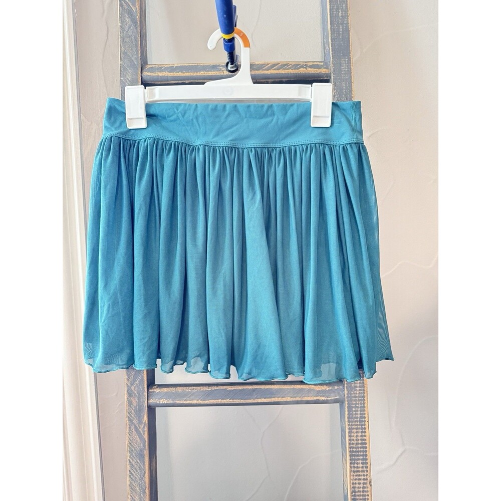 Attraco Women's Green Nylon/Spandex Tennis Golf Athletic Skirt Skort Large NWT